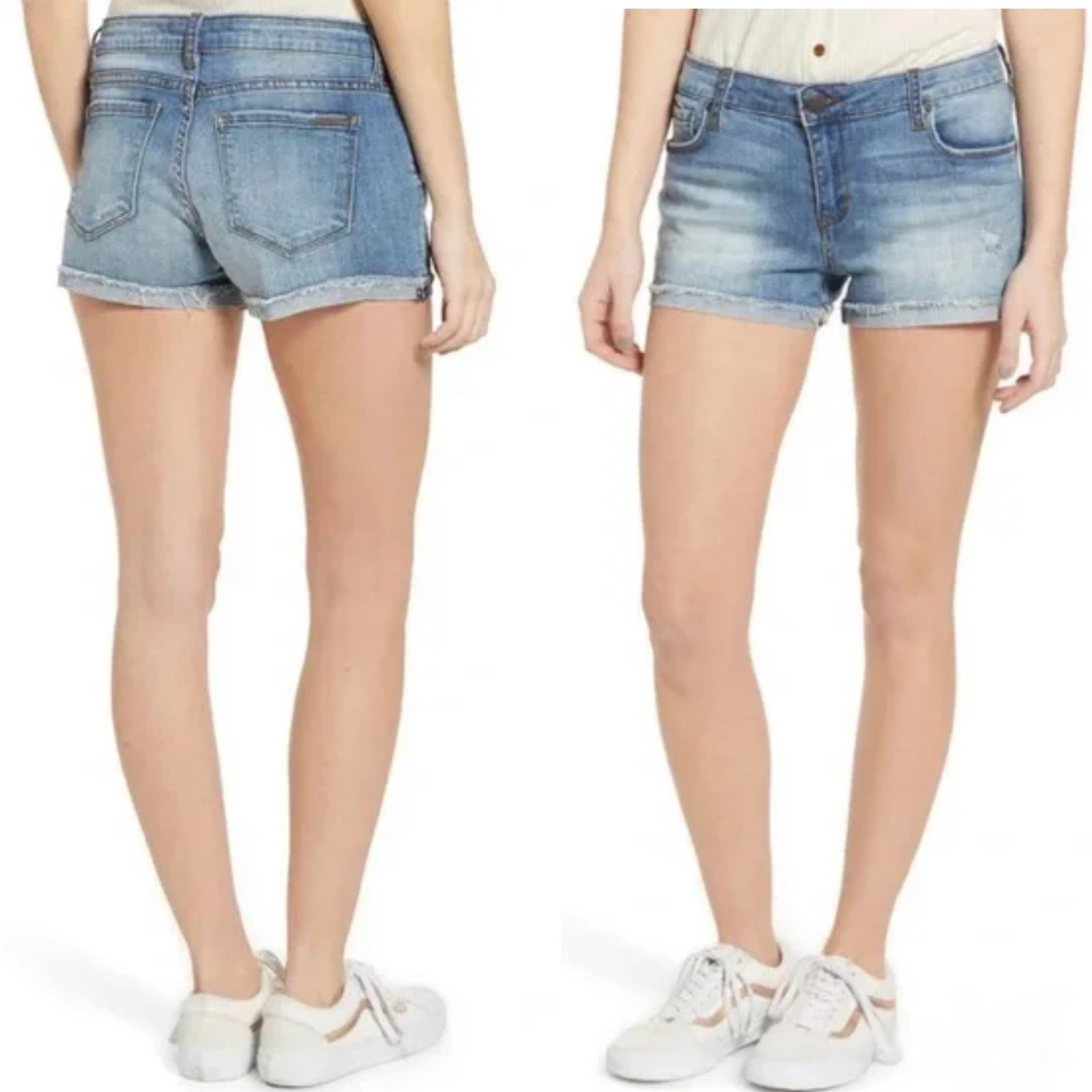 Vguc Sts Blue Women's Low Rise Distressed Molly Denim Boyfriend Shorts Sz. 30